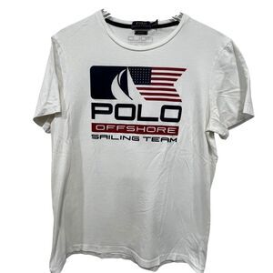 Polo Ralph Lauren Size L Offshore Sailing Team T-shirt Top Cotton